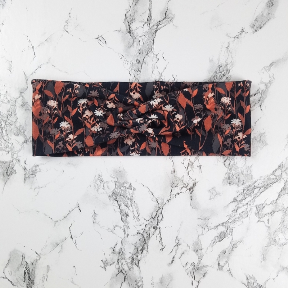 Autumn Leaves Print Headband